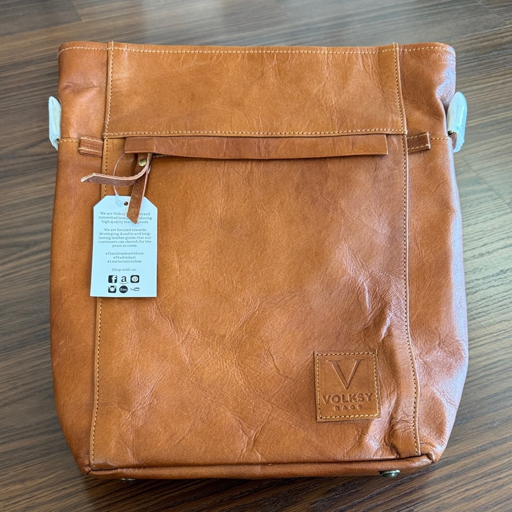 Volksy Leather Backpack